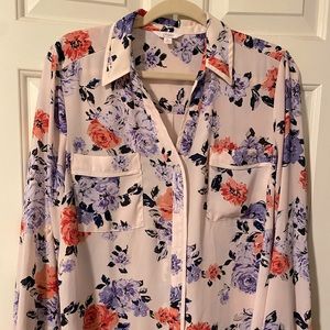 Pink and blue candie’s junior’s blouse